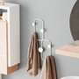 Wallity Ladybug-B Gancho de pared metálico blanco